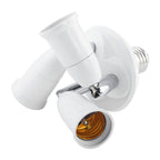 E27 to E27 Splitter Adjustable LED Light Bulb Holder Adapter Converter Socket Light Bulb Holder — view 8