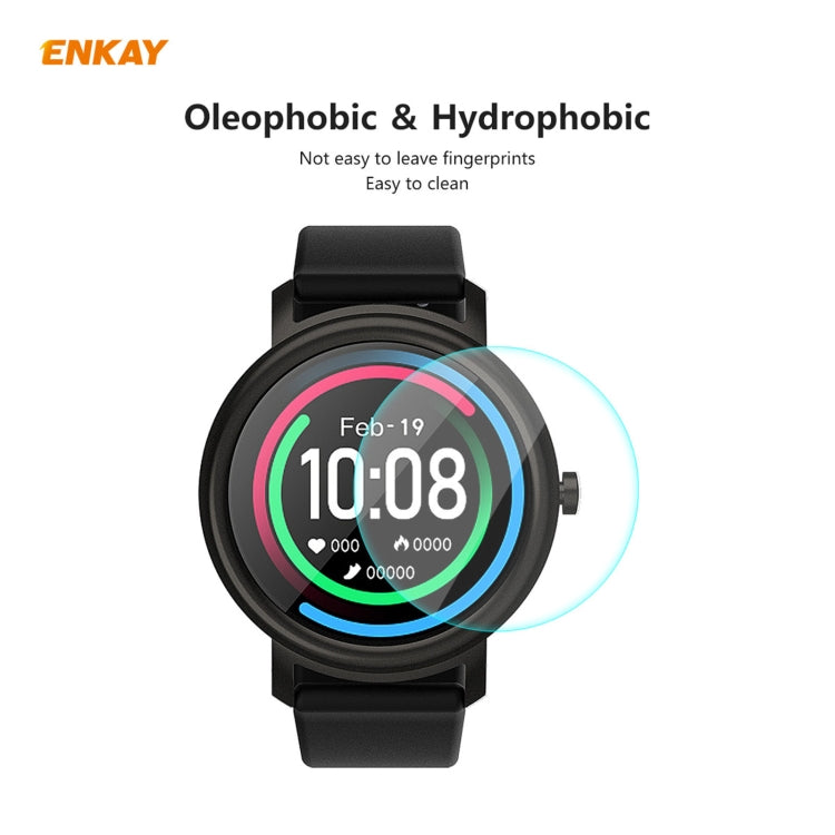 For Xiaomi Mibro Air ENKAY Hat-Prince 0.2mm 9H 2.15D Curved Edge Tempered Glass Film