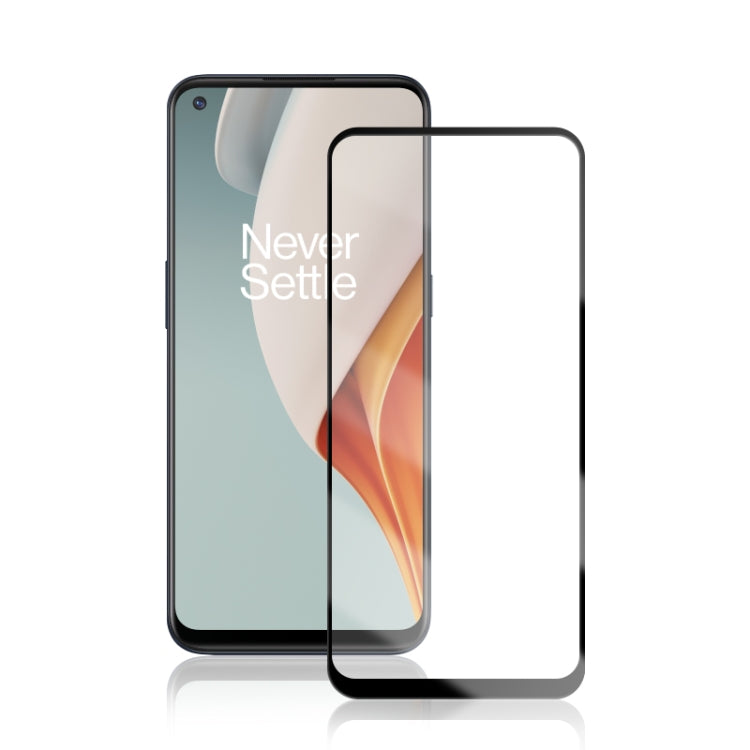 mocolo 0.33mm 9H 3D Full Glue Curved Full Screen Tempered Glass Film, For OnepPlus Nord N10 5G