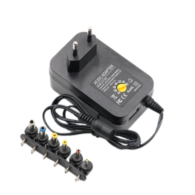 3V 4.5V 5V 6V 7.5V 9V 12V 2A 2.5A AC DC Adapter Adjustable Power Adapter Universal Charger Power Supply 30W