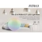 FUT013 5W E14 RGB + CCT LED Bulb AC100~240v 2.4g WiFi Remote Control Dimmable Led Lights — view 2