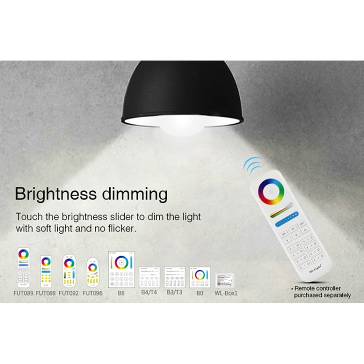FUT012 E27 9W RGB + CCT LED Bulb Light 100V-240V Full Color Remote Control Smart Bulb WiFi 2.4G Wireless — view 5