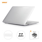 ENKAY 3 in 1 Crystal Laptop Protective Case + US Version TPU Keyboard Film + Anti-dust Plugs Set for MacBook Pro 13.3 inch A1706 / A1989 / A2159 (with Touch Bar)