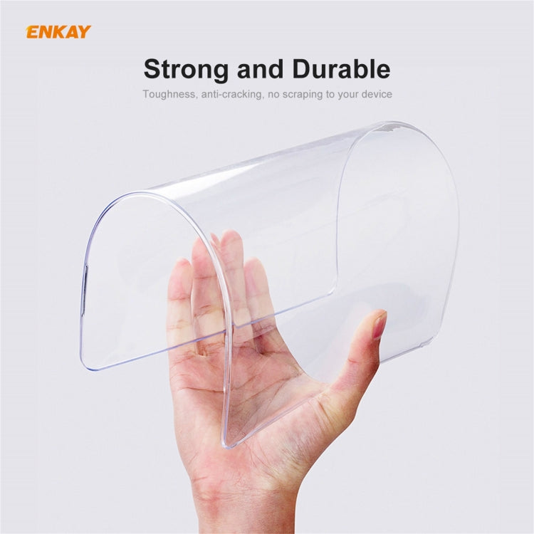 ENKAY 3 in 1 Crystal Laptop Protective Case + US Version TPU Keyboard Film + Anti-dust Plugs Set for MacBook Pro 13.3 inch A1706 / A1989 / A2159 (with Touch Bar)