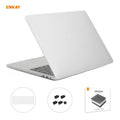 ENKAY 3 in 1 Matte Laptop Protective Case + EU Version TPU Keyboard Film + Anti-dust Plugs Set for MacBook Pro 13.3 inch A1708 (without Touch Bar)
