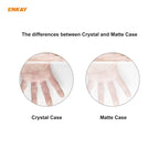 ENKAY 3 in 1 Crystal Laptop Protective Case + US Version TPU Keyboard Film + Anti-dust Plugs Set for MacBook Pro 15.4 inch A1707 & A1990 (with Touch Bar)