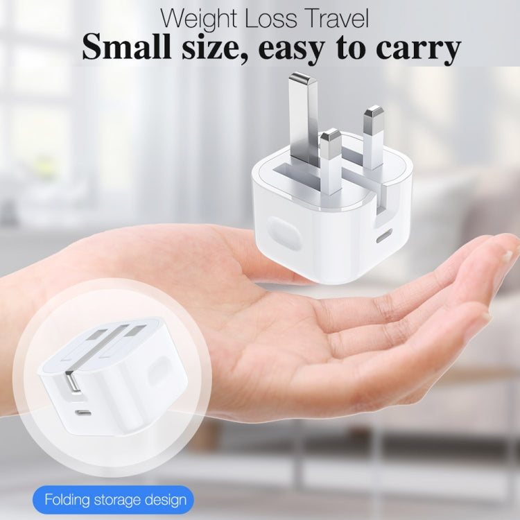 A234 20W PD 3.0 Type-C / USB-C Interface Folding Travel Charger, UK Plug — view 9