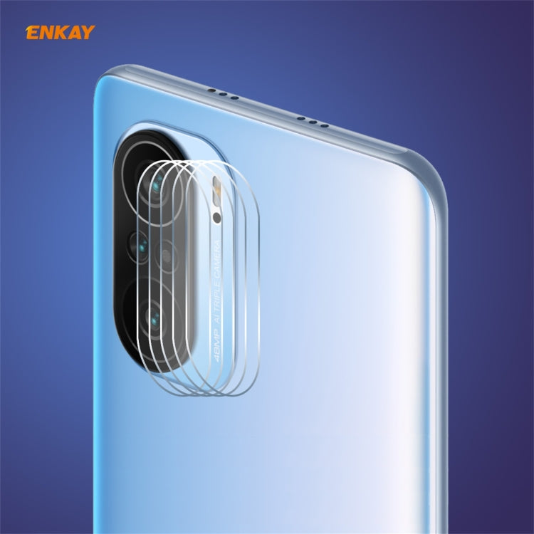 10 PCS Hat-Prince ENKAY 0.2mm 9H 2.15D Round Edge Rear Camera Lens Tempered Glass Film Protector