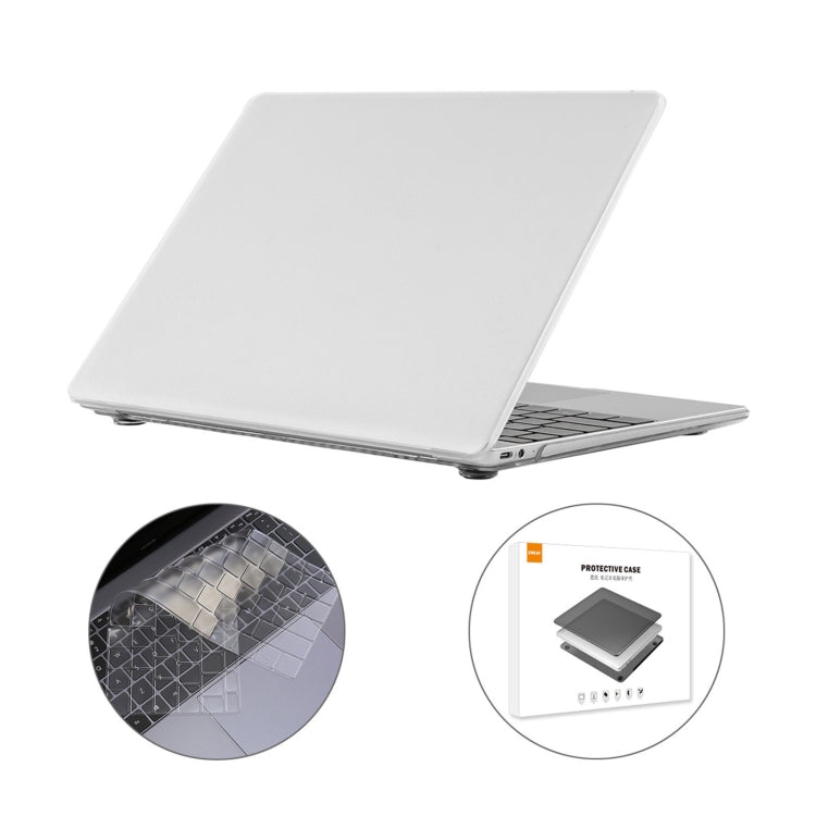 ENKAY for Huawei MateBook 13 Core Edition US Version 2 in 1 Crystal Protective Case with TPU Keyboard Film — Black