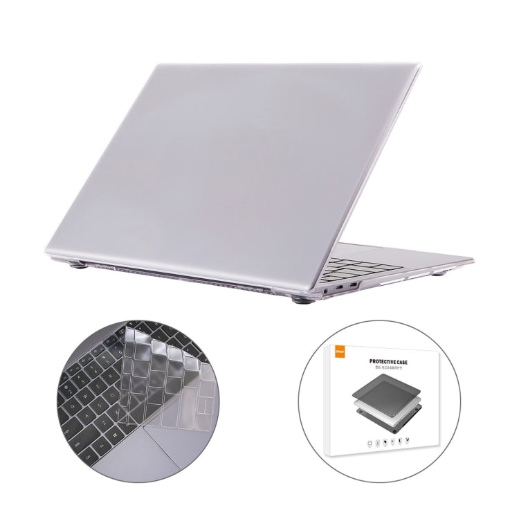 ENKAY for Huawei MateBook X Pro US Version 2 in 1 Crystal Protective Case with TPU Keyboard Film — Black