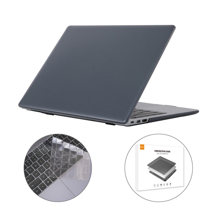 ENKAY for Huawei MateBook D 15 / Honor MagicBook 15 US Version 2 in 1 Crystal Protective Case with TPU Keyboard Film