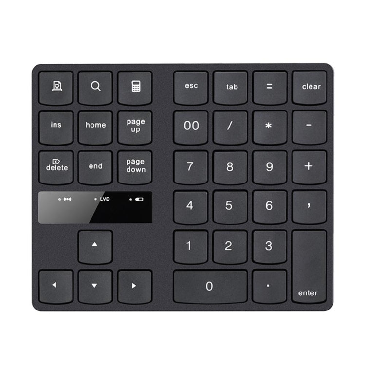 2.4G USB Wireless Numeric Keypad 35 Keys Charging Digital Keyboard Notebook Laptop Mini Numpad — view 2