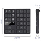 2.4G USB Wireless Numeric Keypad 35 Keys Charging Digital Keyboard Notebook Laptop Mini Numpad — view 3