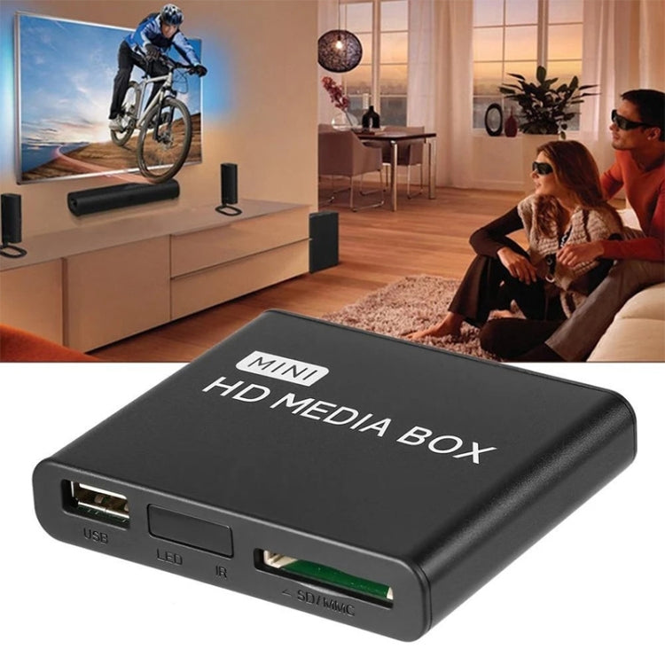 X9 Mini HD HDD Multimedia Player 4K Video Loop USB External Media Player AD Player