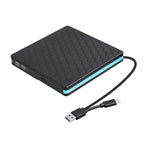 Type-C USB 3.0 External DVD/CD/VCD Burner RW SVCD Drive Player, Universal Optical Drive