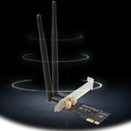 300M Dual Frequency PCI-E Wireless Network Card — view 4