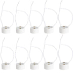 10PCS GU10 Socket LED Bulb Halogen Lamp Holder Base Ceramic Wire Connector for all GU10 Lamp