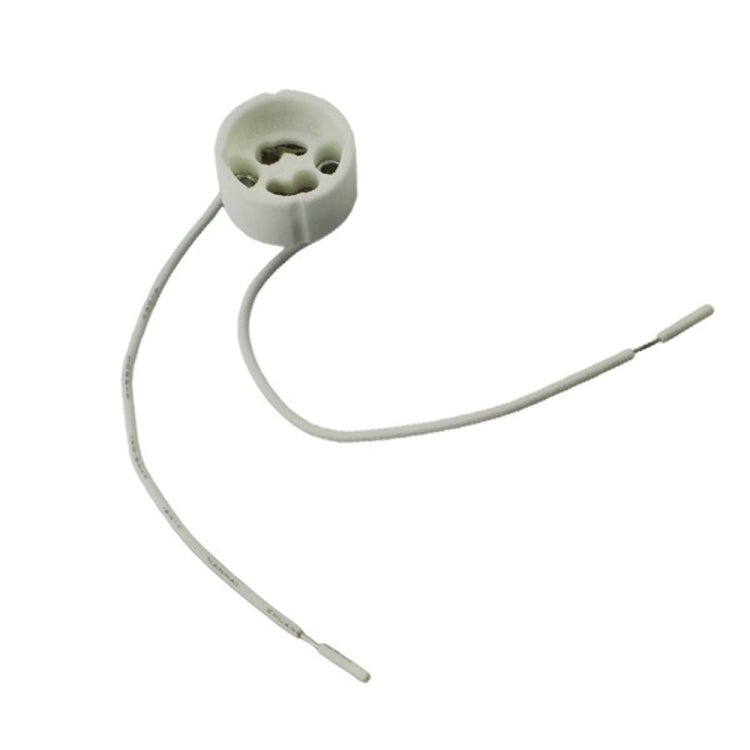 10PCS GU10 Socket LED Bulb Halogen Lamp Holder Base Ceramic Wire Connector for all GU10 Lamp — view 5