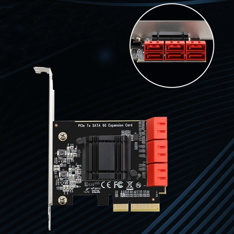 Expansion Card, PCIE to SATA 3.0 6G
