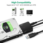 Conversion Adapter Cable, USB 3.0 to SATA 3