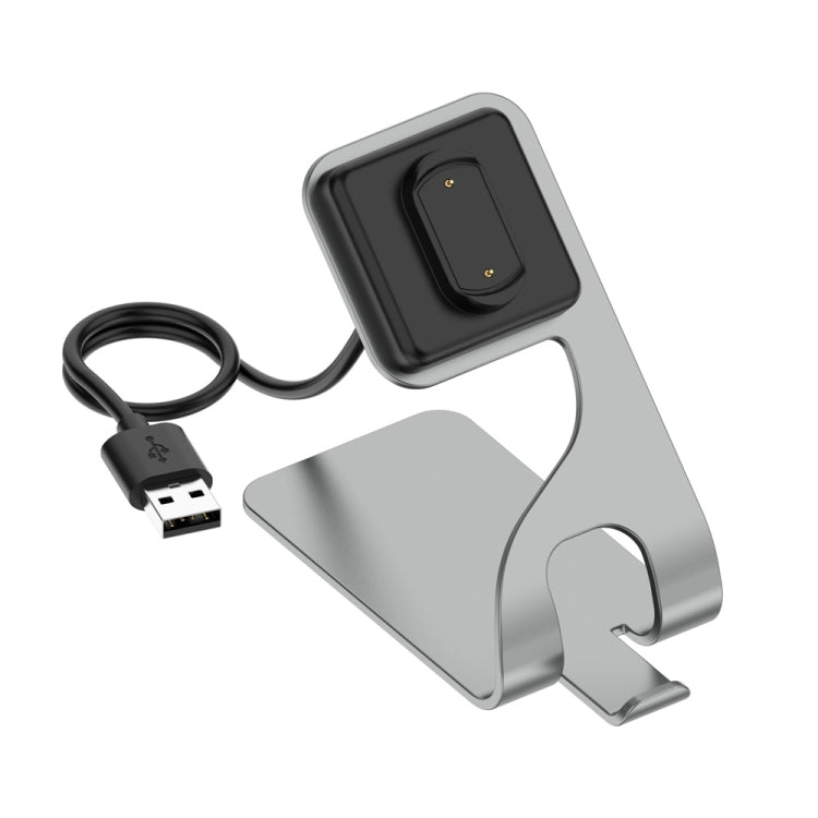 For Huami Amazfit GTS 3 / GTR 3 / GTR 3 Pro Fast Charging Magnetic Stand — Silver