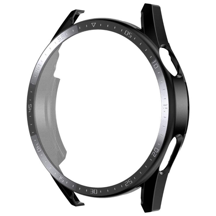 For Huawei Watch GT 3 46mm ENKAY Matte PC Frame + Tempered Glass Protector Case With Scale