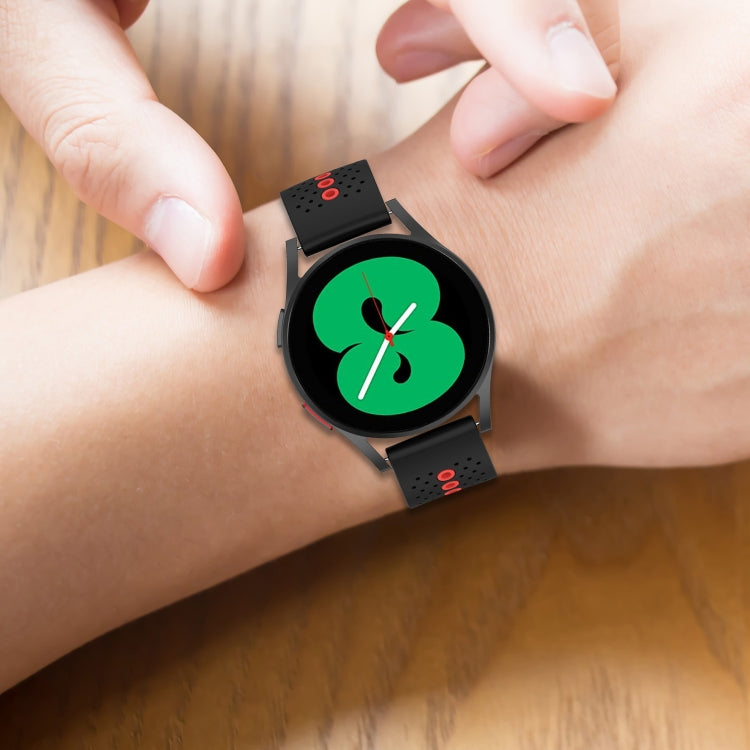 Two-Color Silicone Breathable Strap
