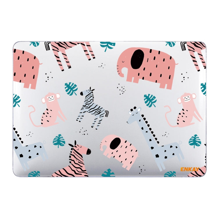 ENKAY Animal Series Pattern Laotop Protective Crystal Case For MacBook Pro 16.2 inch A2485 2021