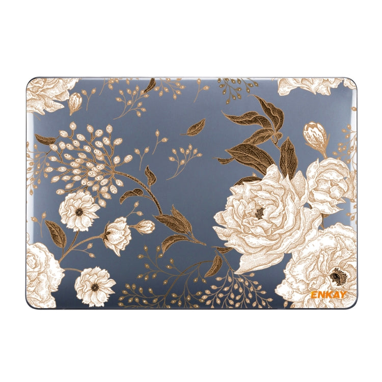 ENKAY Vintage Pattern Series Laotop Protective Crystal Case For MacBook Pro 13.3 inch A1706 / A1708 / A1989 / A2159
