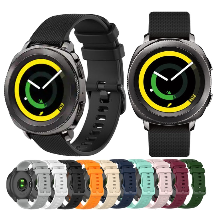 20mm Checkered Silicone Strap