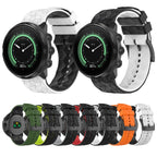 24mm Mixed-Color Silicone Watch Band