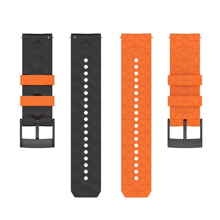 24mm Mixed-Color Silicone Watch Band