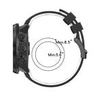24mm Mixed-Color Silicone Watch Band