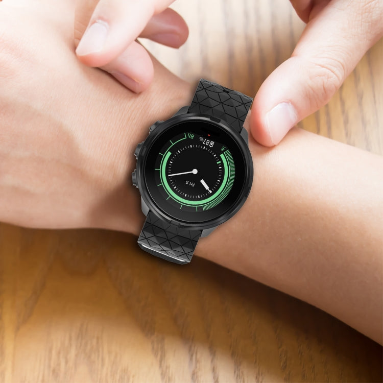24mm Mixed-Color Silicone Watch Band