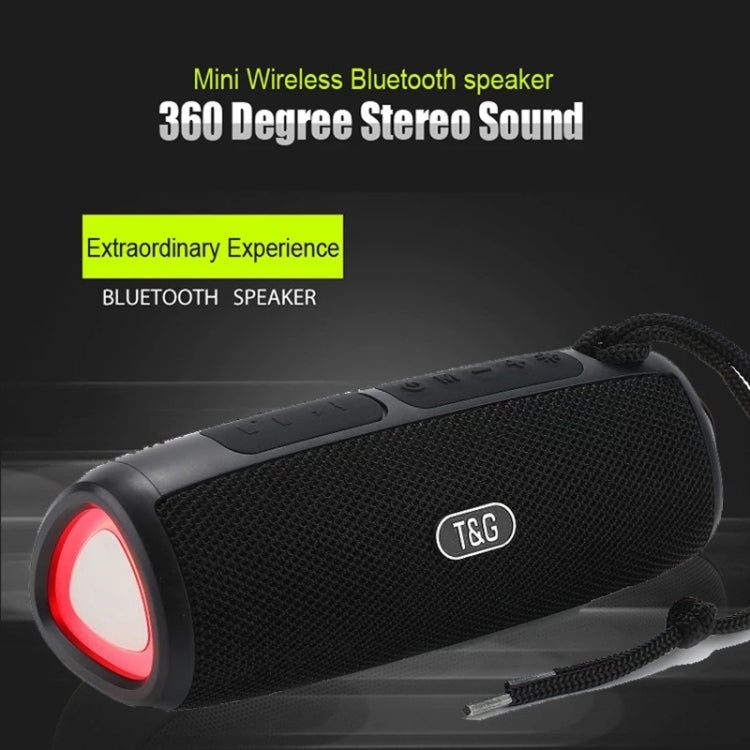 T&G TG344 Portable LED Light TWS Wireless Bluetooth Speaker