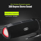 T&G TG344 Portable LED Light TWS Wireless Bluetooth Speaker