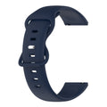 22mm Silicone Solid Color Watch Band