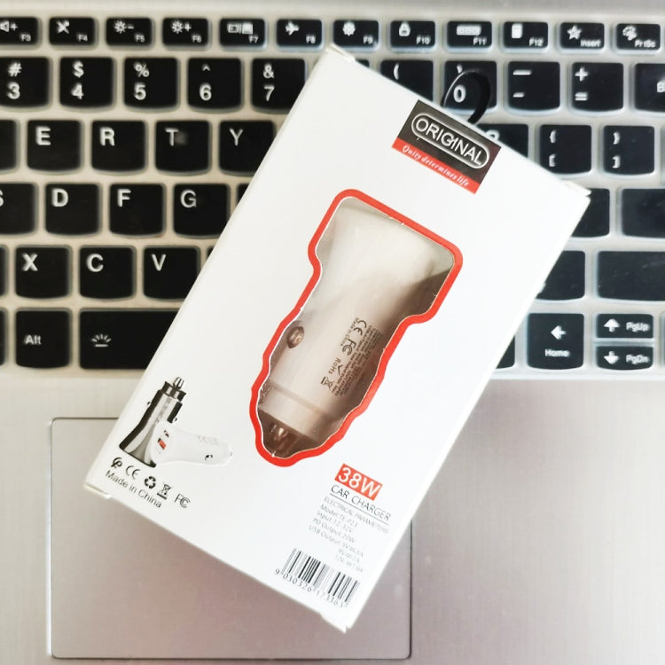 TE-P23 38W PD USB-C / Type-C + QC3. 0 USB Triangle Car Charger + USB-C / Type-C to USB-C / Type-C Data Cable, Length: 1m — view 9