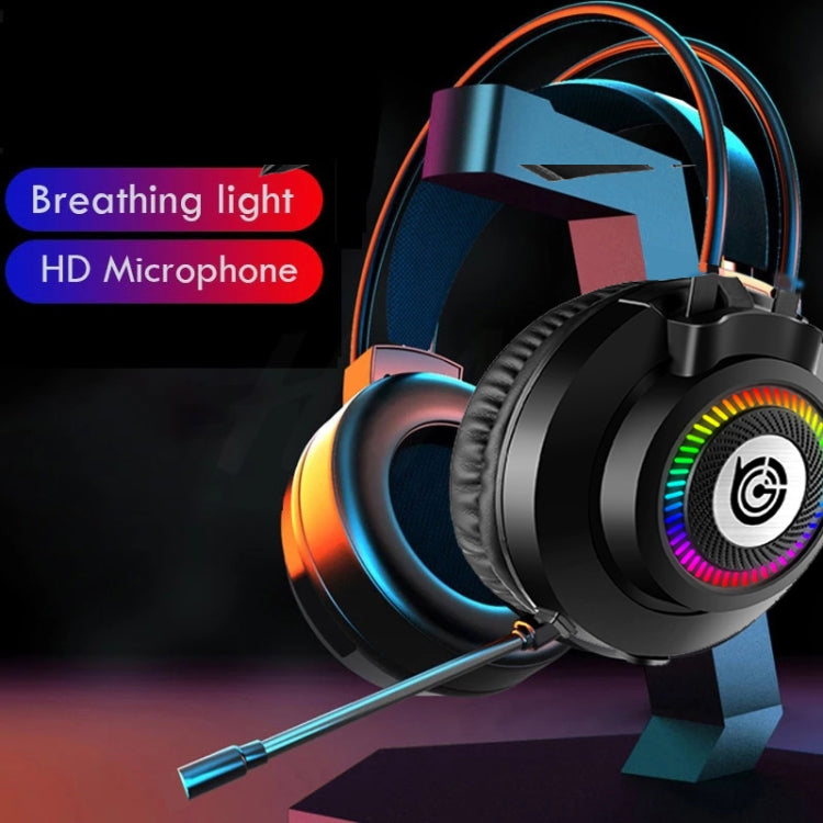 GT9 Professional LED Light Wired Gaming Headset with Mic for PC/PS4/PS5