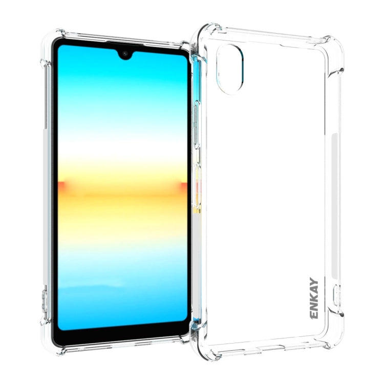 ENKAY Clear TPU Shockproof Phone Case, For Sony Xperia Ace III