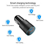 PD40w Dual PD3.0 Type-C Car Charger