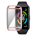 For Huawei Band 7/6 / Honor Band 6 ENKAY Hat-Prince Full Coverage Electroplated Soft TPU Case with Screen Protection