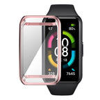 For Huawei Band 7/6 / Honor Band 6 ENKAY Hat-Prince Full Coverage Electroplated Soft TPU Case with Screen Protection
