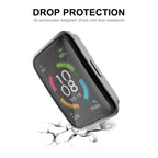 For Huawei Band 7/6 / Honor Band 6 ENKAY Hat-Prince Full Coverage Electroplated Soft TPU Case with Screen Protection