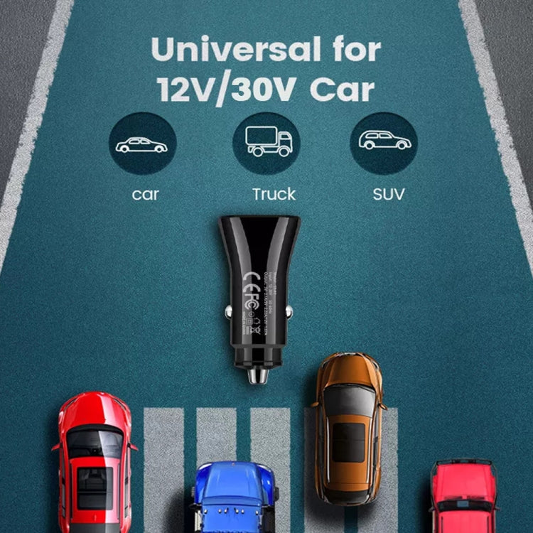 TE-P2 PD20W USB-C / Type-C Car Charger with Type-C to 8 Pin Data Cable — view 8