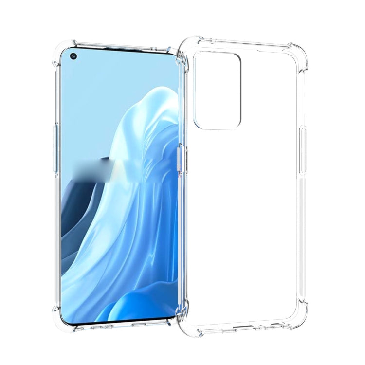 JSM Transparent TPU Airbag Shockproof Antiskid Phone Case, For OPPO Reno7 5G Global