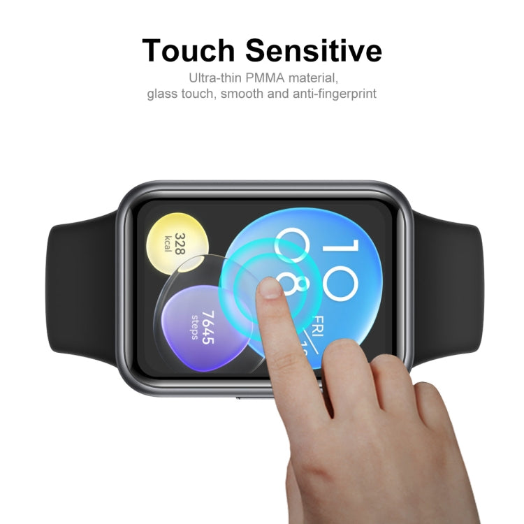 For Huawei Watch Fit 2 ENKAY Hat-Prince 3D Full Coverage Soft PC Edge + PMMA HD Screen Protector Film