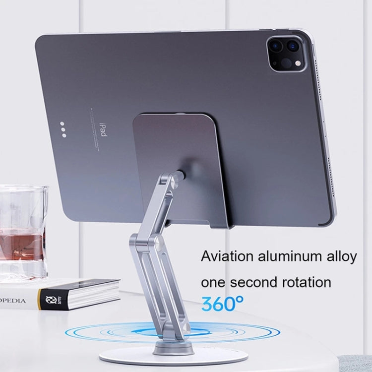 BONERUY L08 Tablet Phone Riser Bracket Foldable Long Arm Pad Mobile Holder Rack — view 3