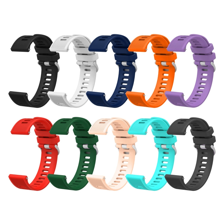 20mm Silicone Twill Watch Band