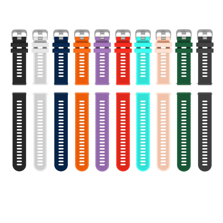20mm Silicone Twill Watch Band